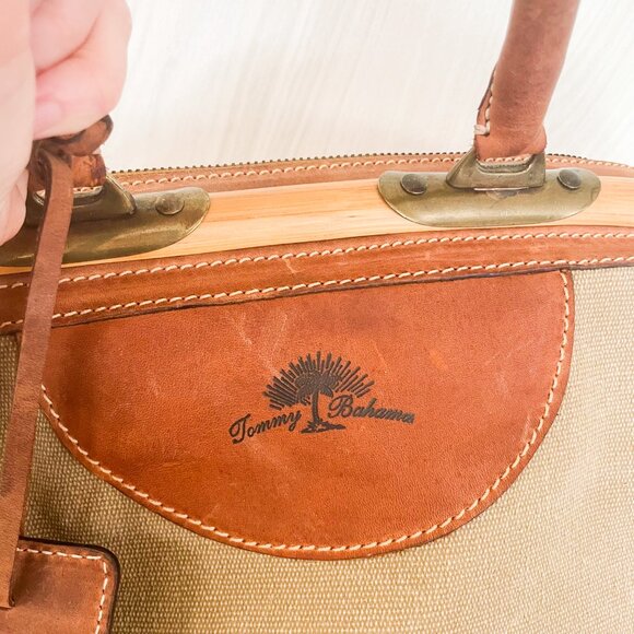 Tommy Bahama 2000s Doctor's Tote RARE - Picture 5 of 6
